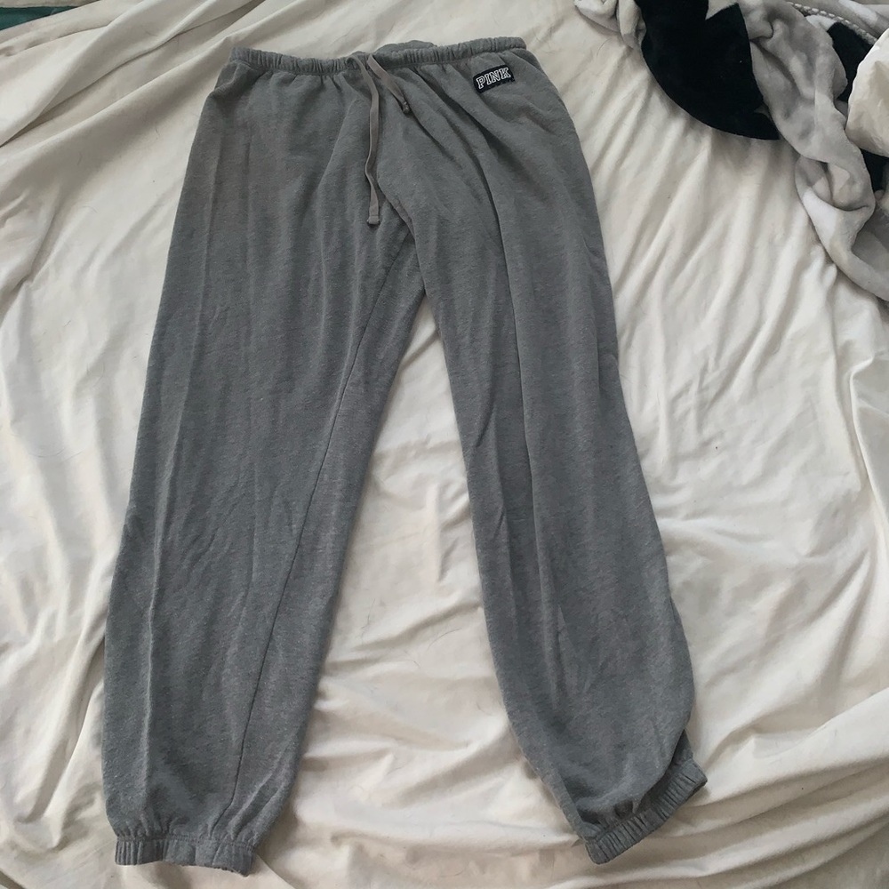 gray vs pink sweatpants